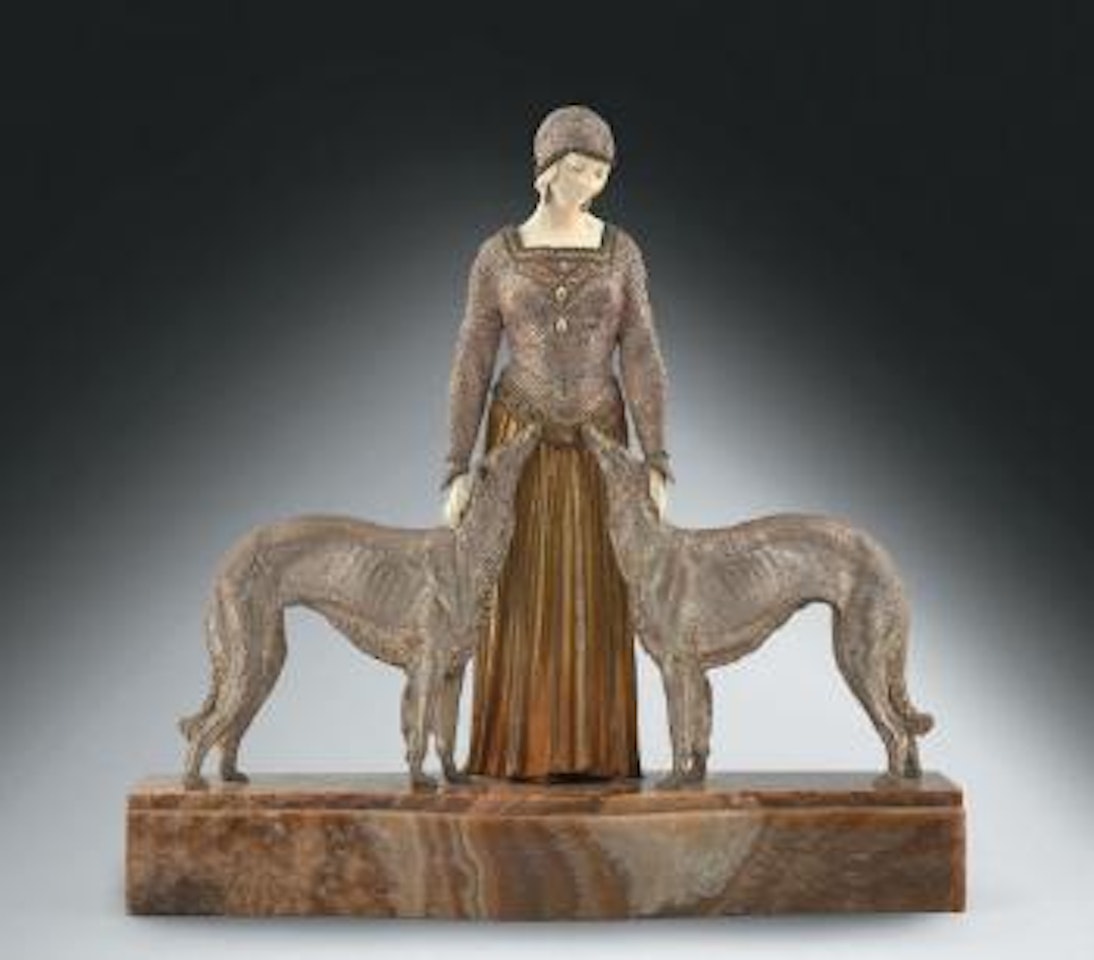 Les deux amis (friends forever), moyen modèle by Demetre Chiparus