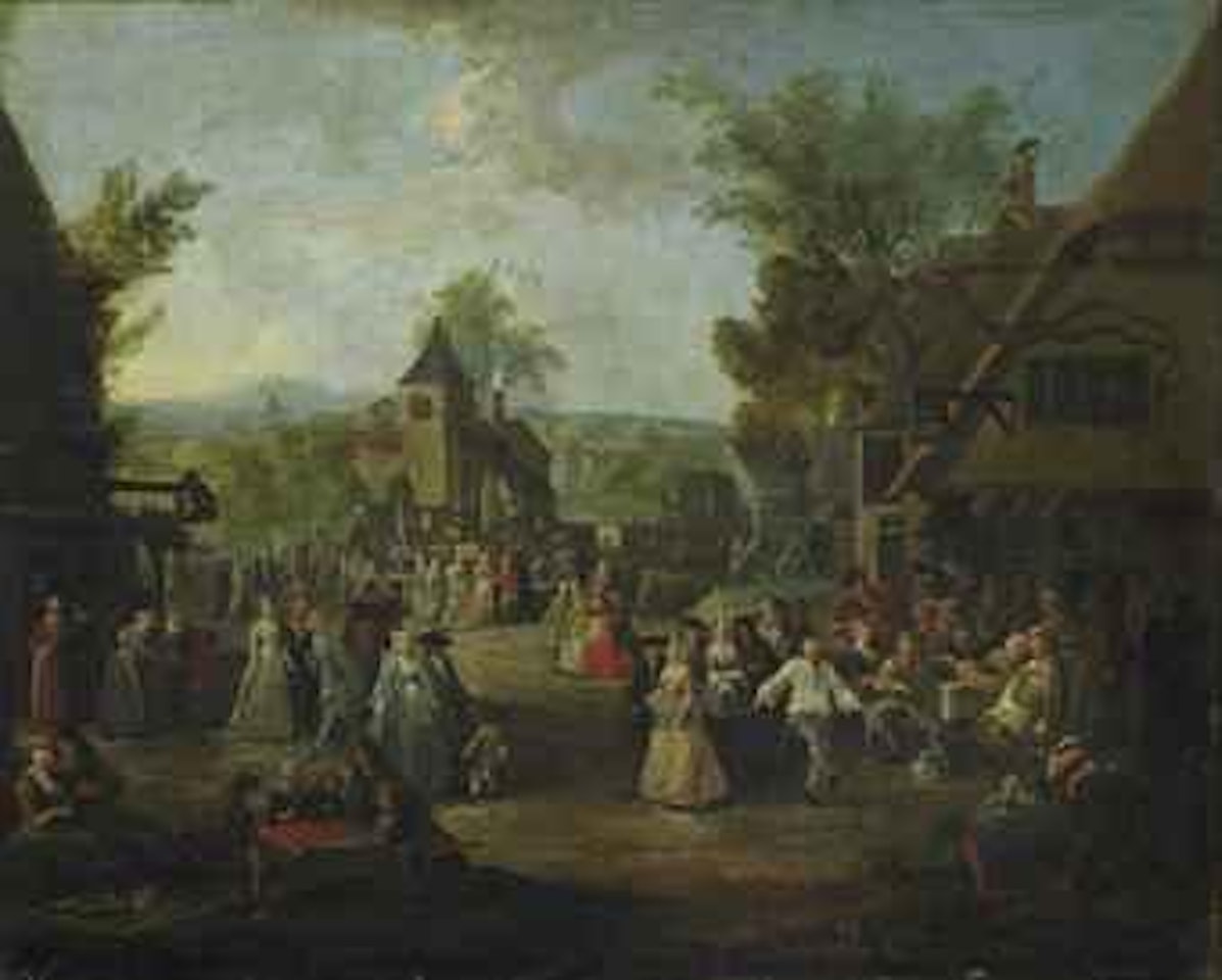A town kermesse by Egbert van Heemskerk III