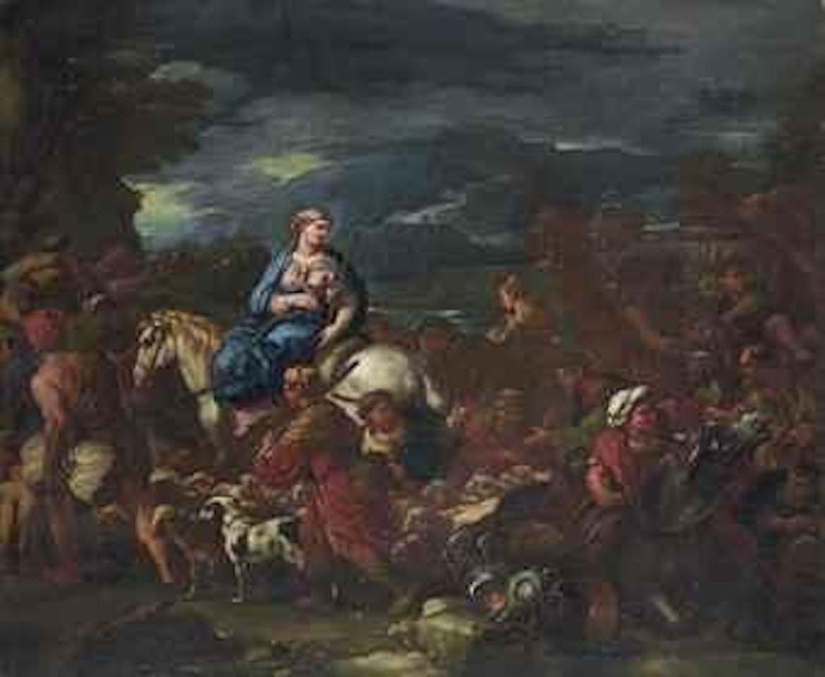 The Departure of Rebecca by Circle of Luca Giordano