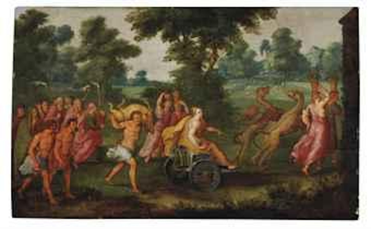 An allegory of the month of August by Adriaen van Stalbemt