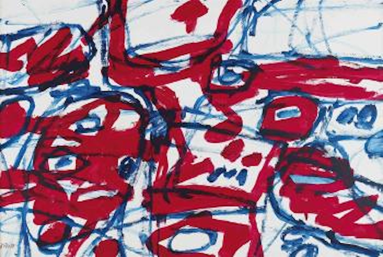 Mire G 71 (Boléro) by Jean Dubuffet