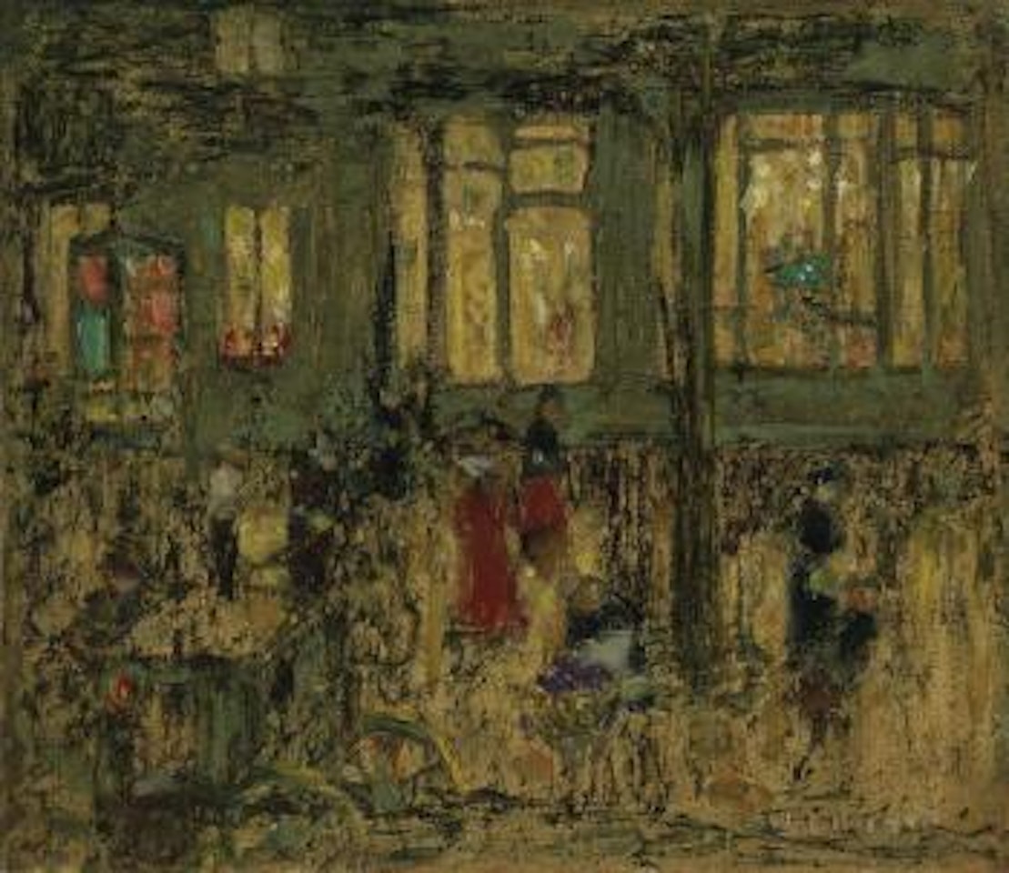 La Place Clichy, le soir by Pierre Bonnard