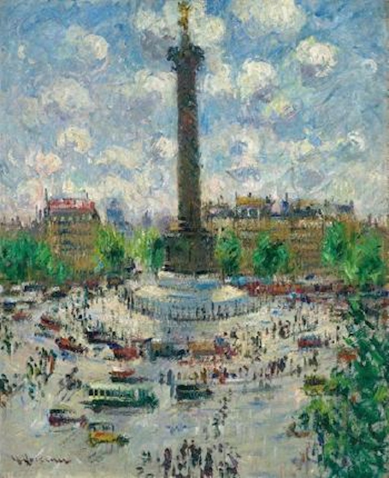 Place de la Bastille by Gustave Loiseau