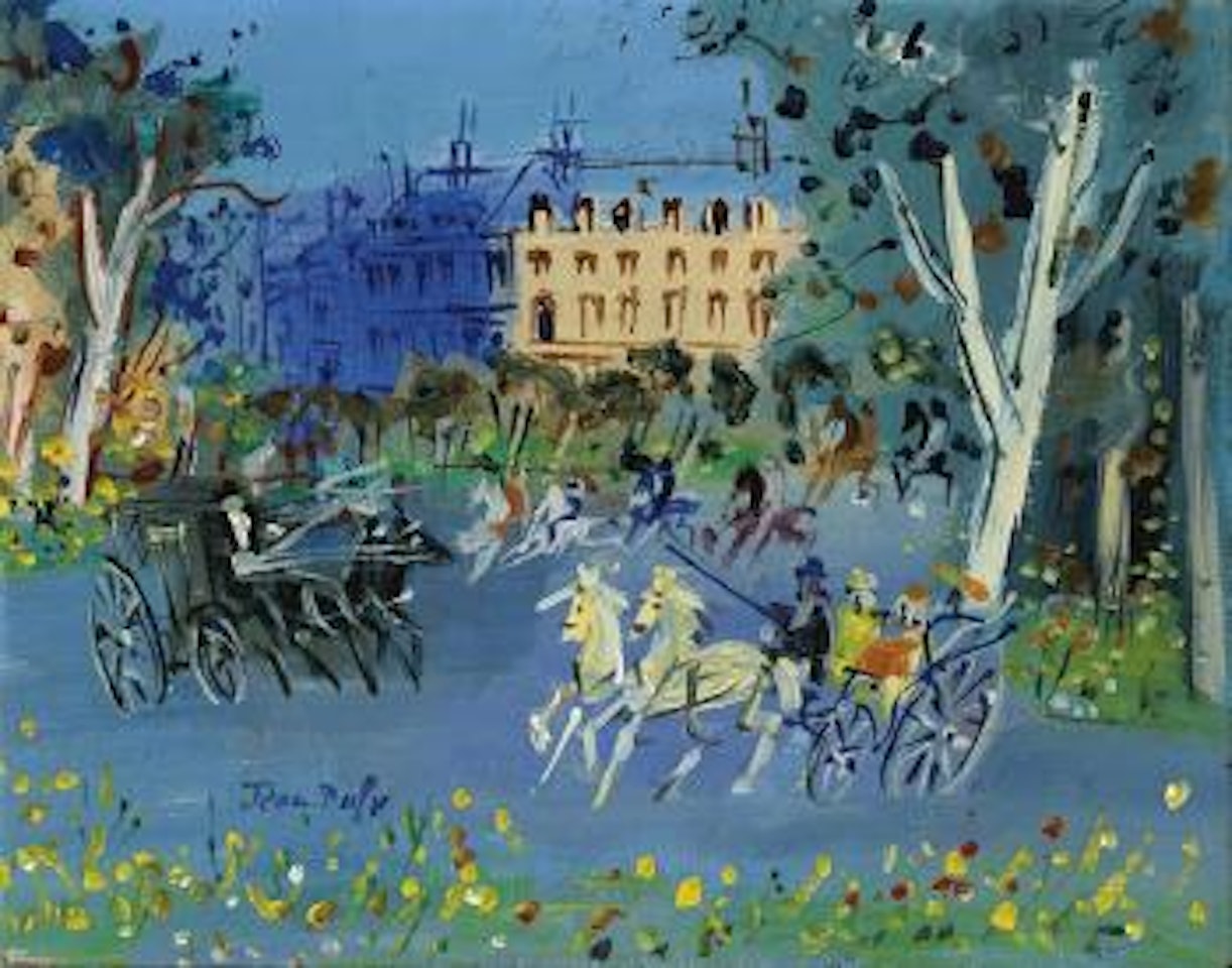 Calèches et cavaliers by Jean Dufy