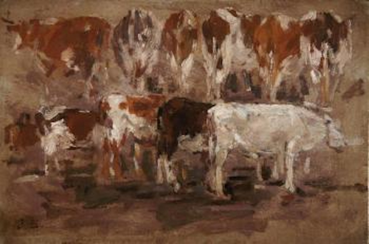 Étude de vaches by Eugène Boudin