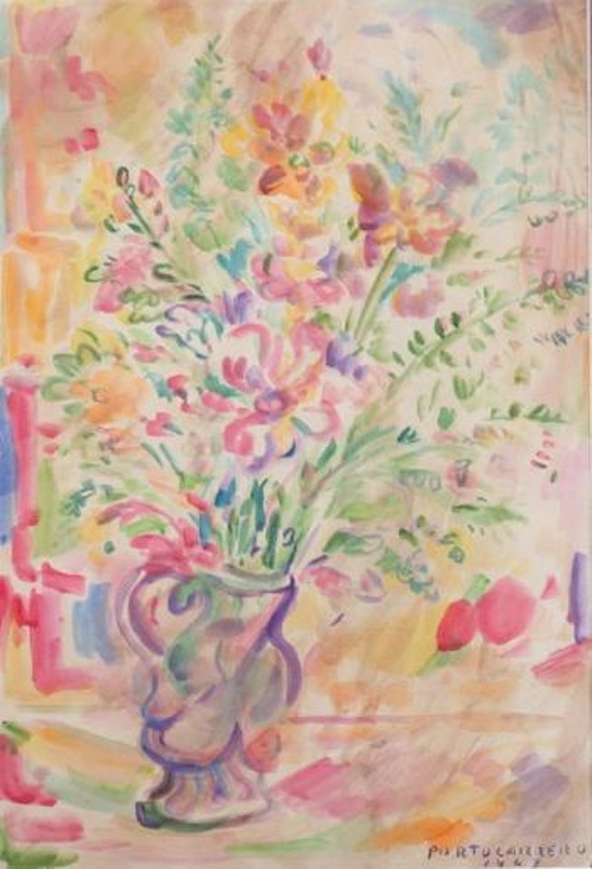 Untitled (flores) by René Portocarrero