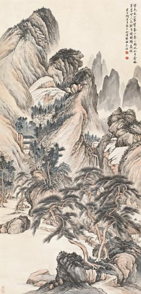 Dense forests and layered peaks by Lengyue Tao