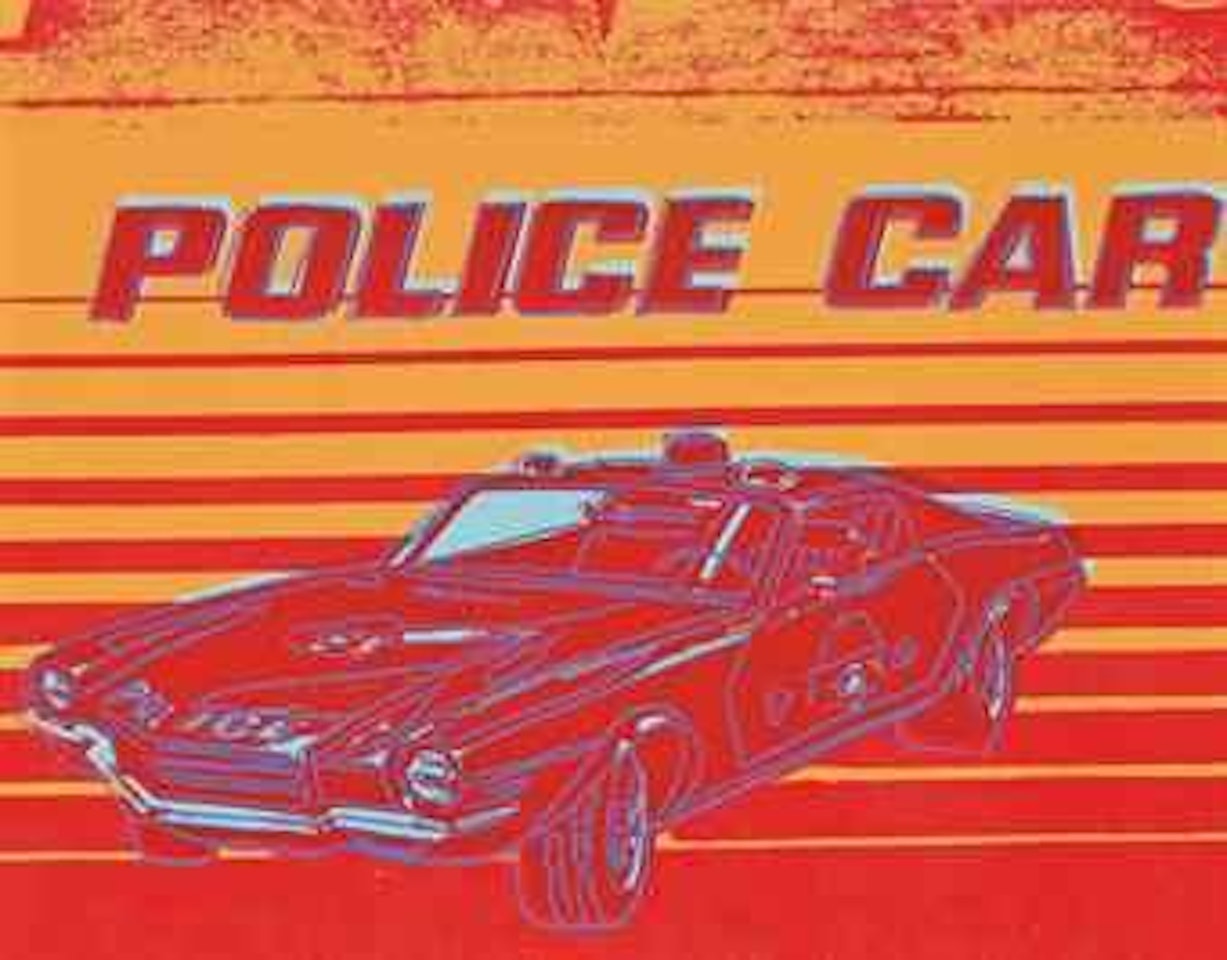 Police car by Andy Warhol