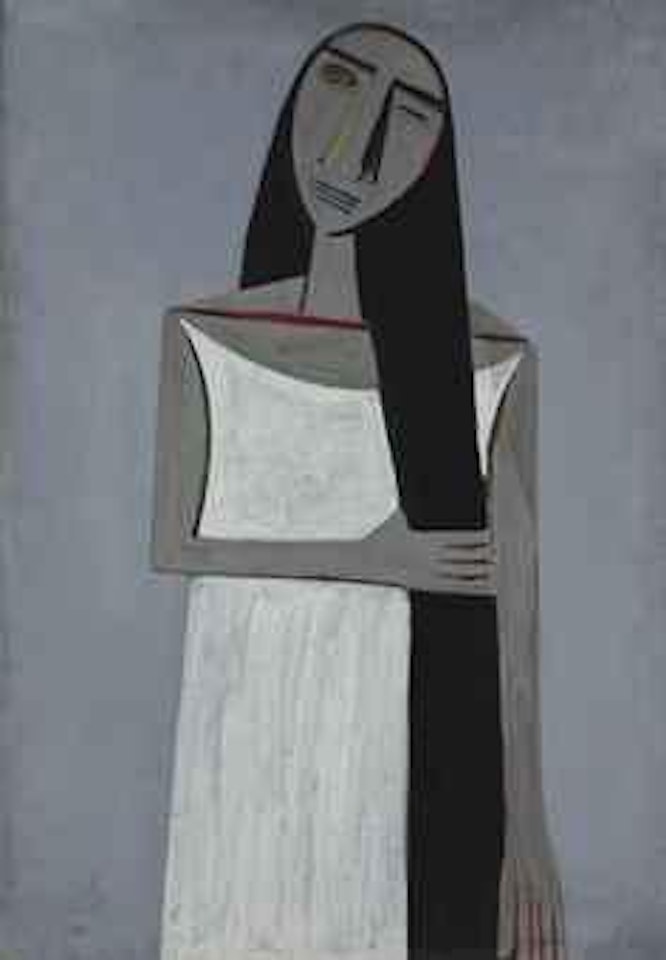 Femme Peignant ses Cheveux by Wifredo Lam
