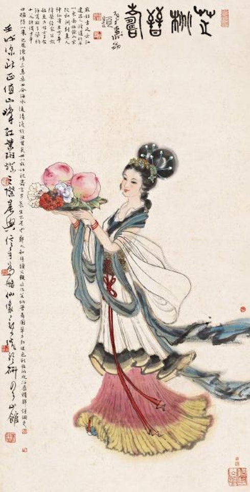 Bless longevity by Zheng Naiguang