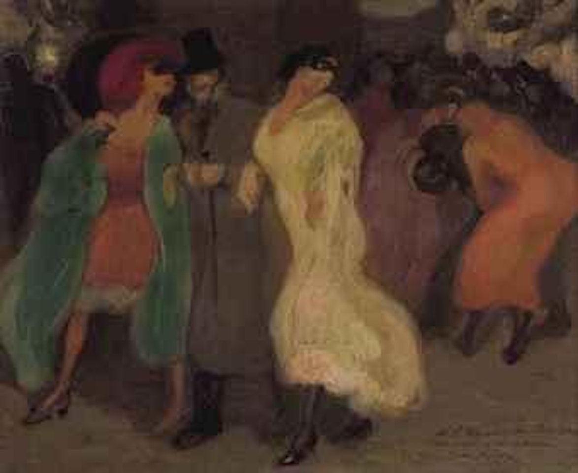 Escena nocturna (also known as Carnaval) by Diego Rivera