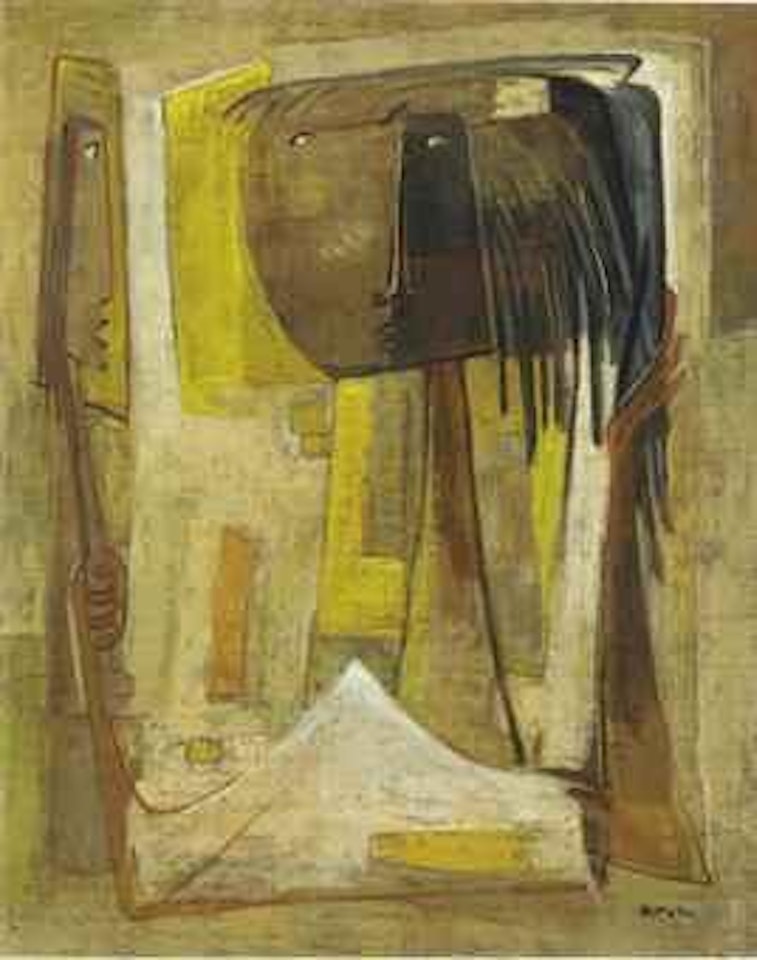 Untitled (Girl with Mirror) by Angel Botello