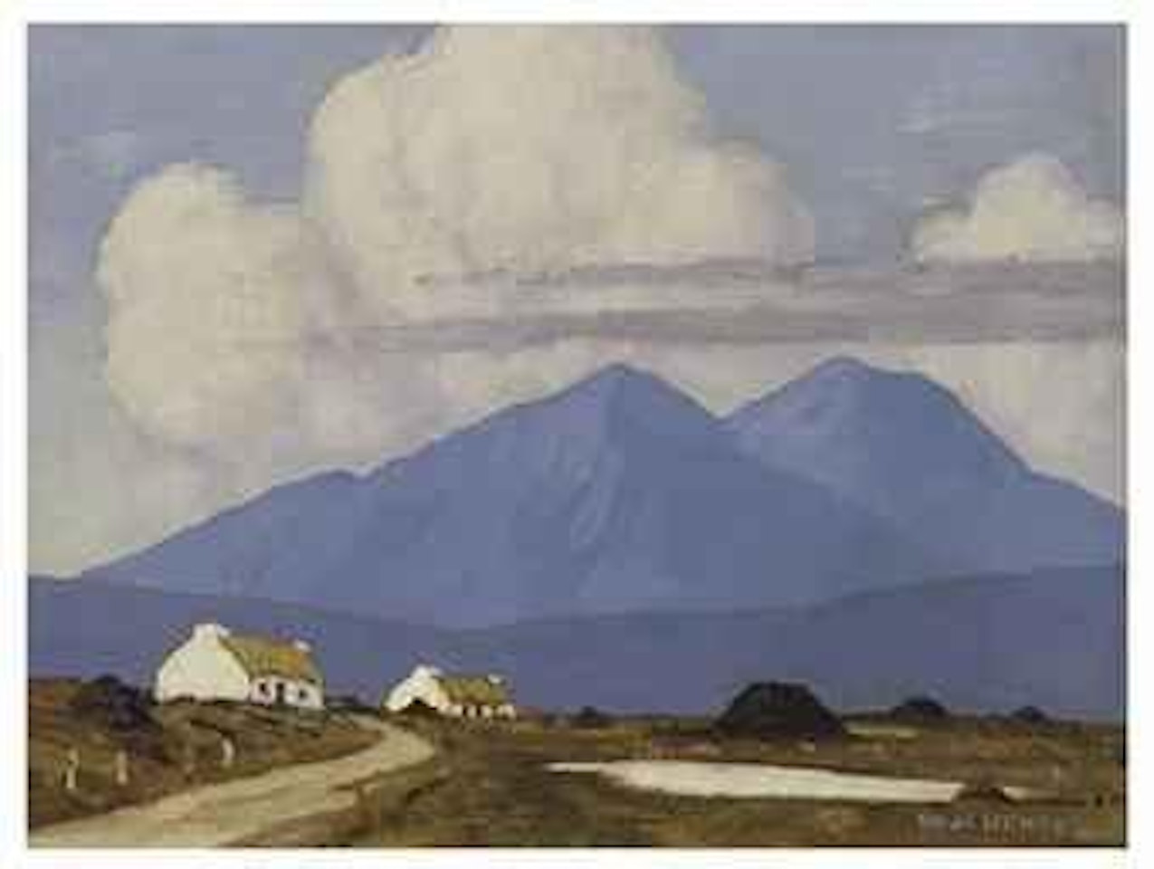 West of Ireland Cottages by Paul Henry