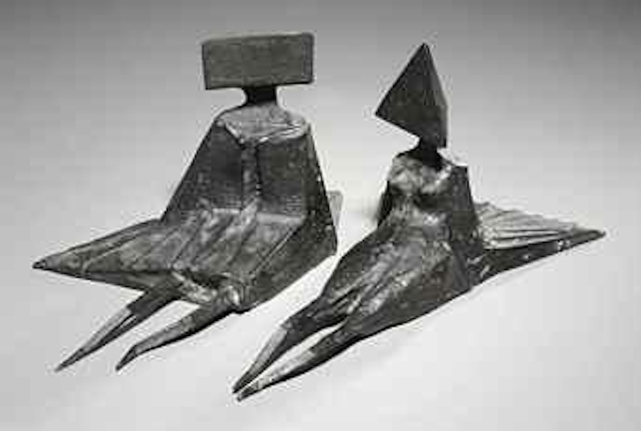 Two Reclining Figures by Lynn Chadwick