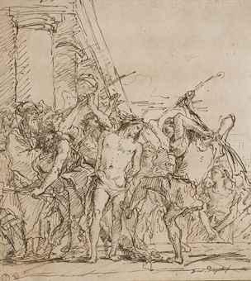 La Flagellation du Christ by Giovanni Domenico Tiepolo