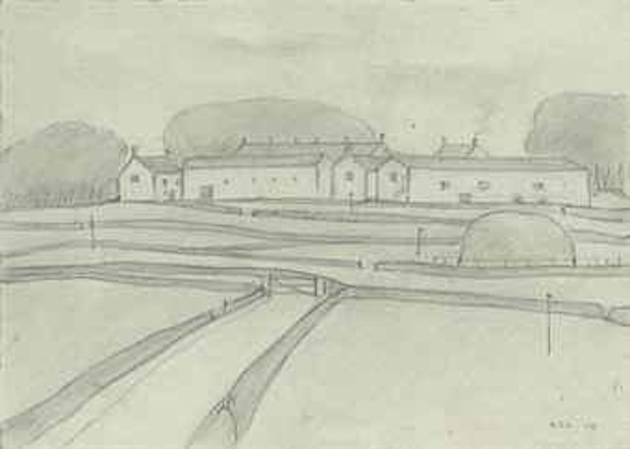 Lytham Farm by Laurence Stephen Lowry