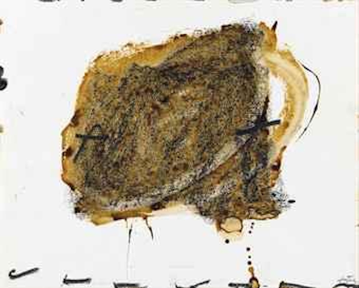 Mark and Lines by Antoni Tapies