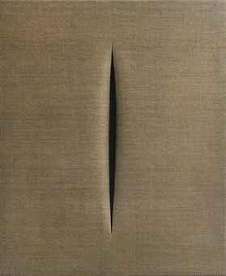 Concetto spaziale. Attesa by Lucio Fontana