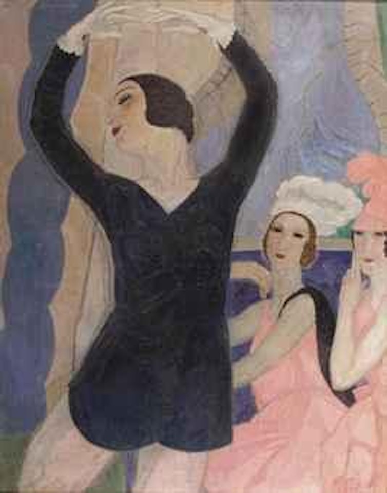 The Russian dancer Vera Nemchinova performing Les Biches, London by Leon de Smet