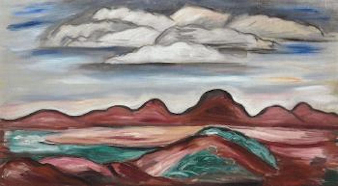 New Mexico Landscape by Marsden Hartley