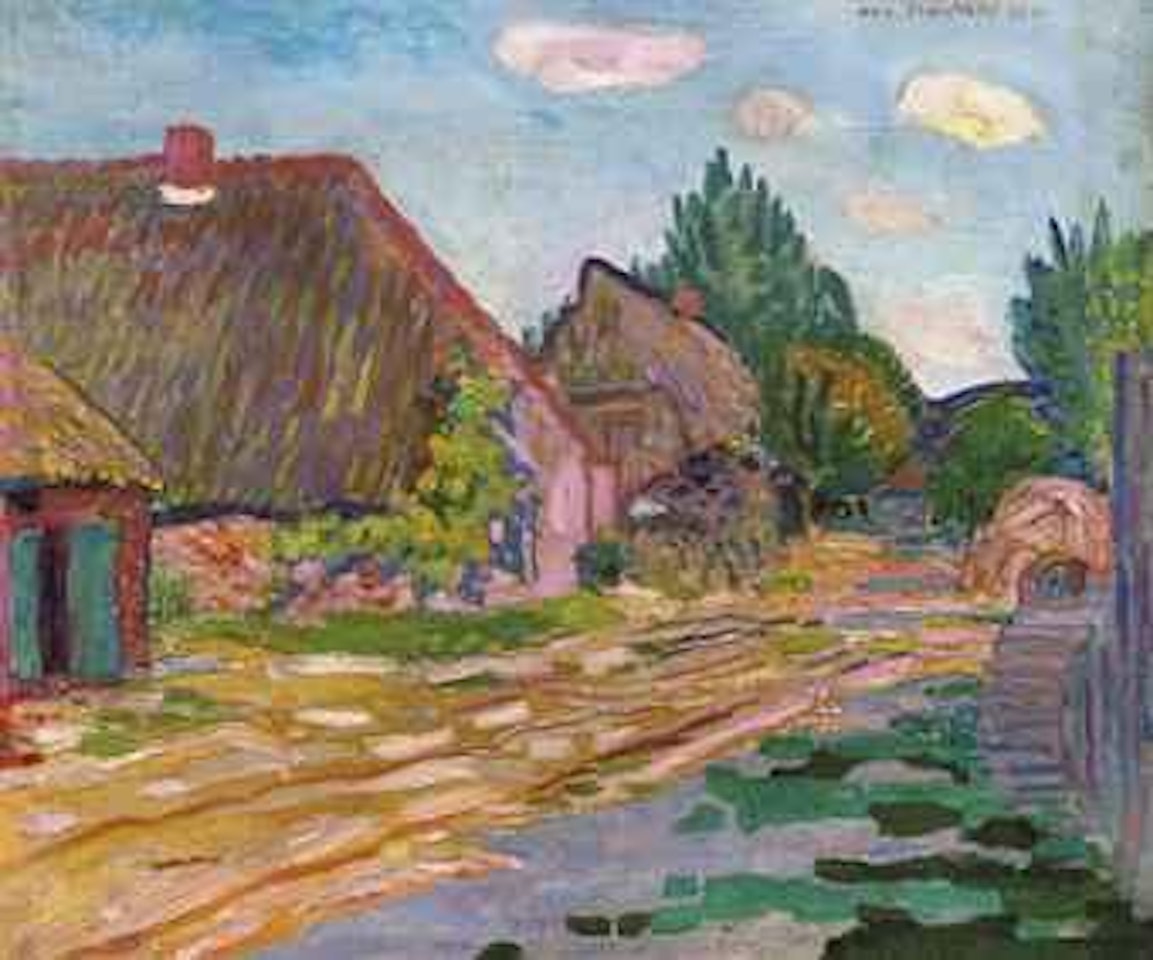 Farm houses in summer by Jan Sluyters