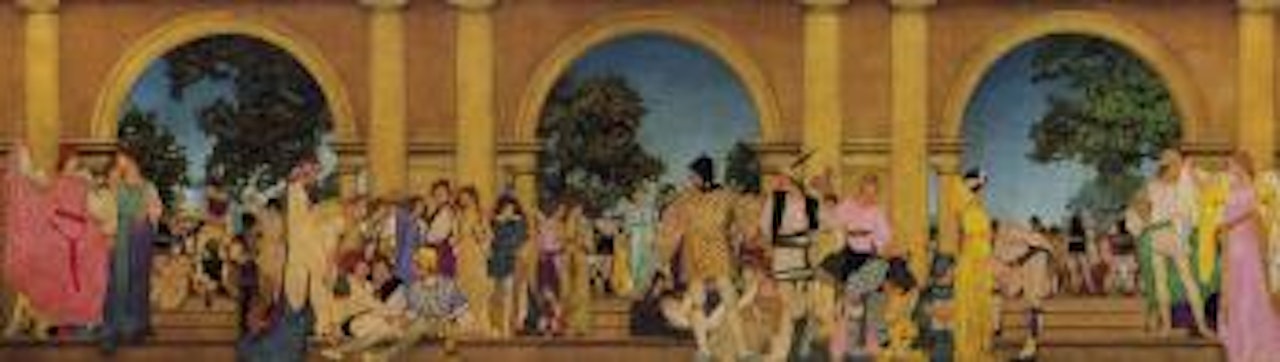 North Wall Panel by Maxfield Parrish