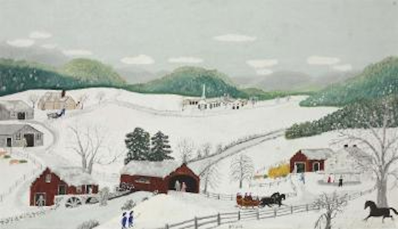 Over the River to Grandma's House by Grandma Moses