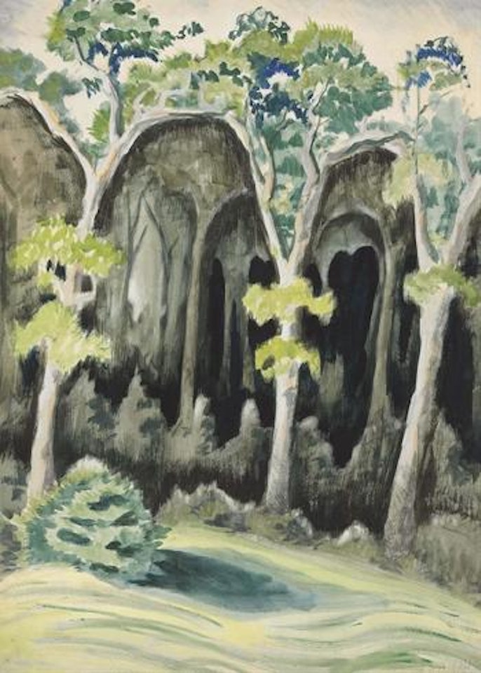 In the Deep Woods by Charles Burchfield