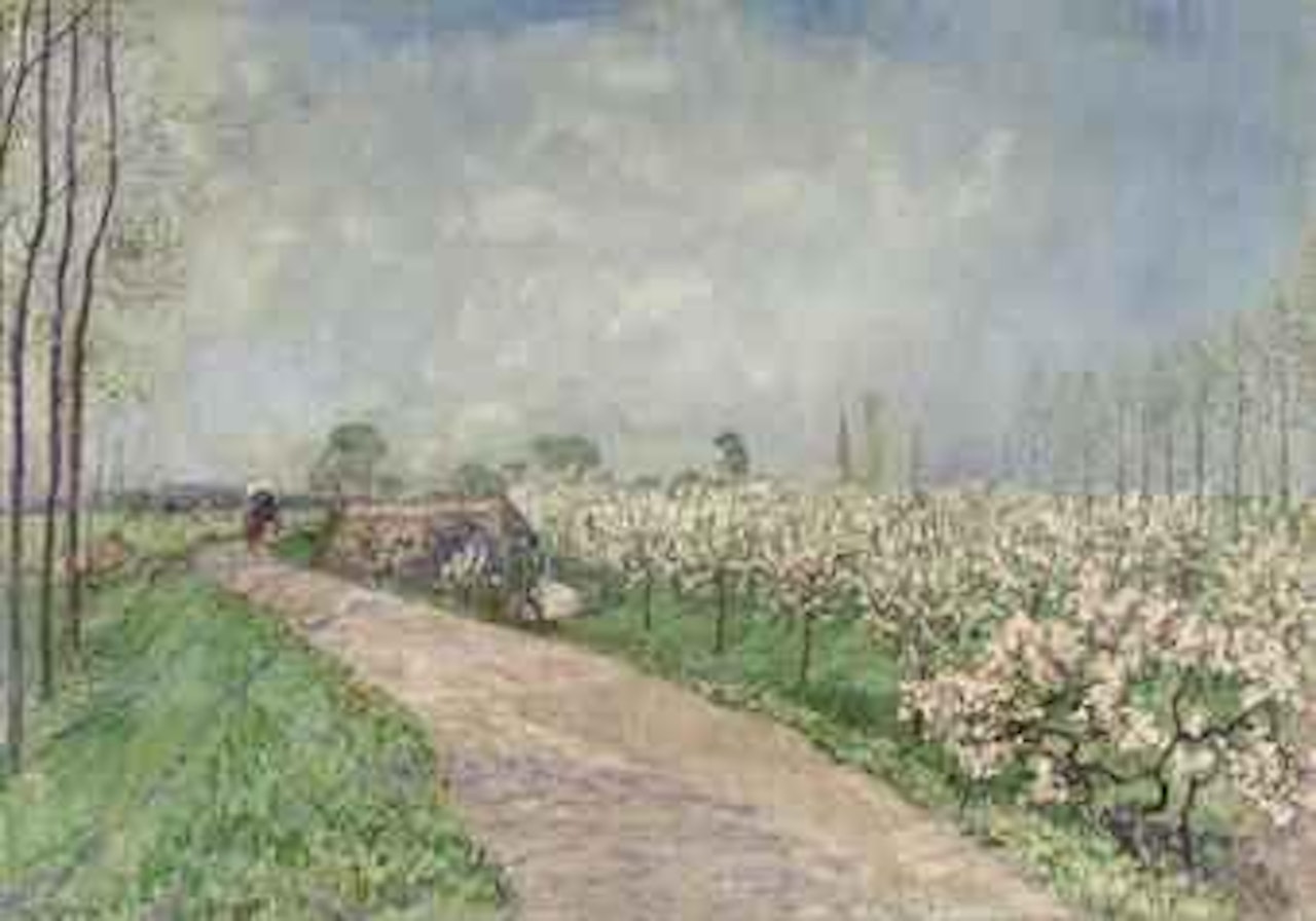 Kersenboomgaard in de Betuwe by Jan Sluyters