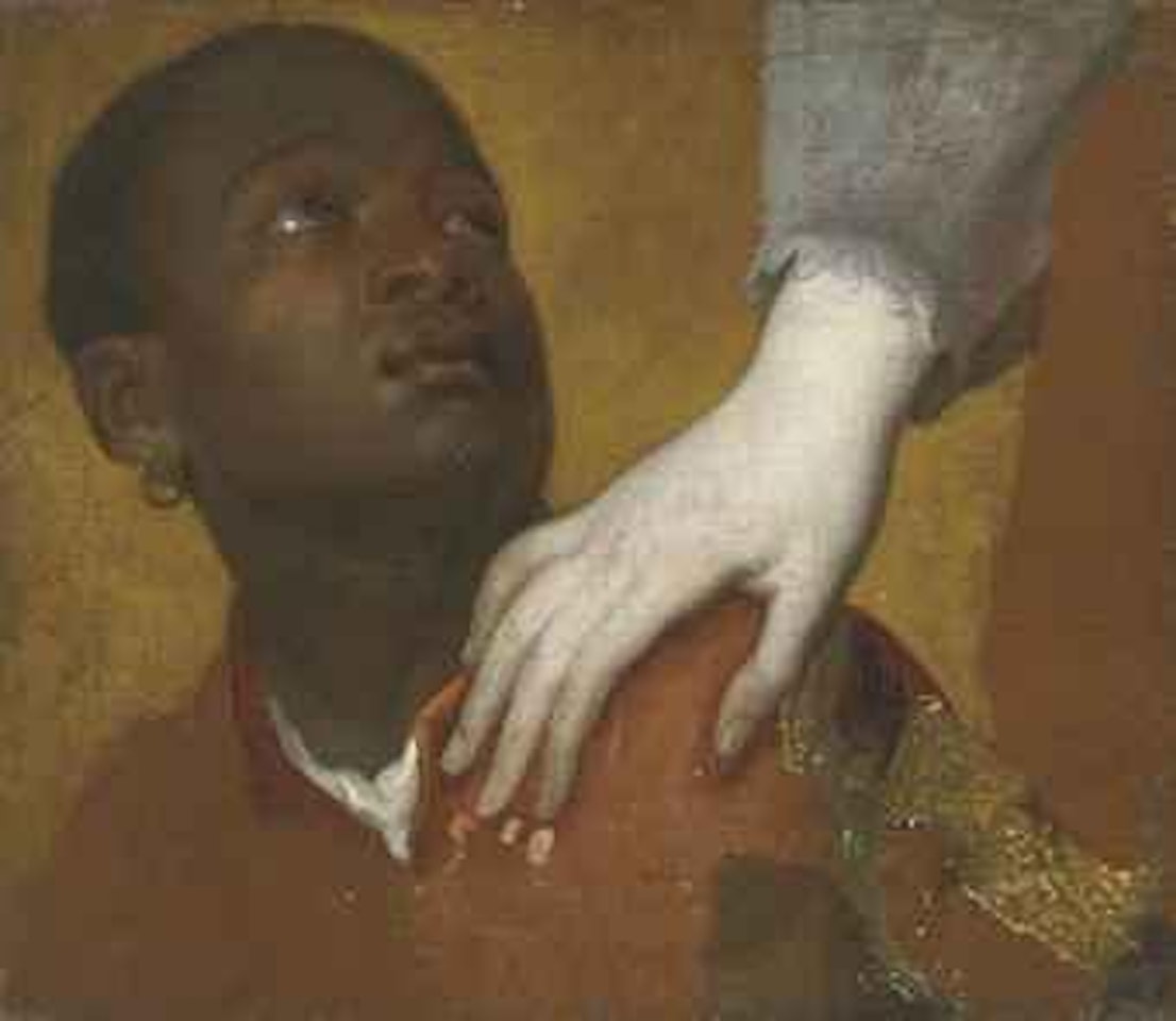 Study of a head and hand by Anthony van Dyck