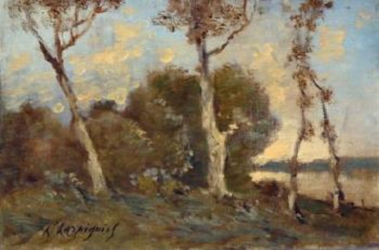 Arbres by Henri Harpignies