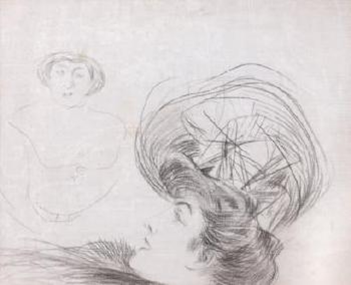 Étude d'élégante au chapeau by Giovanni Boldini