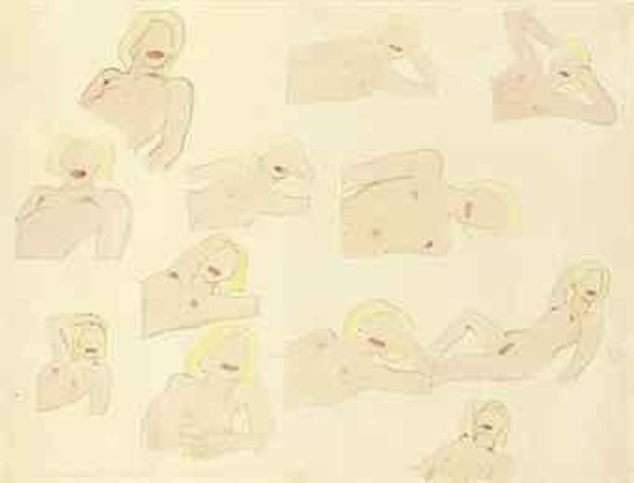 Study for the Great American Nude #57 (Whitney Nude) by Tom Wesselmann