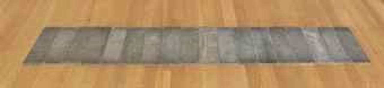 18 Aluminum Row by Carl Andre