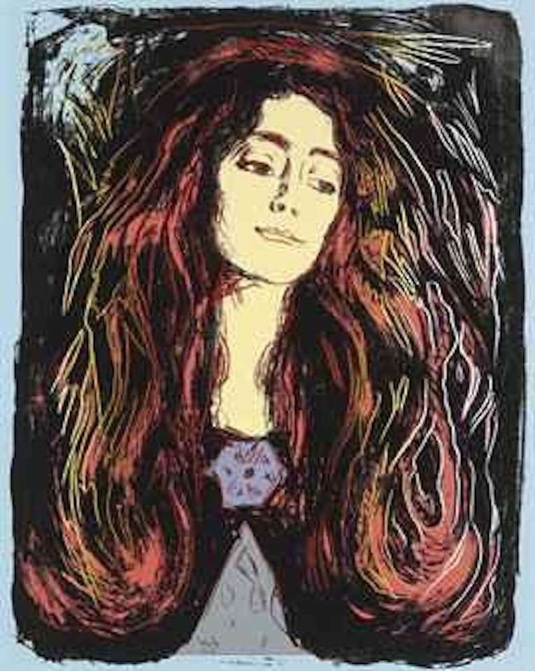 Eva Mudocci (After Munch) by Andy Warhol