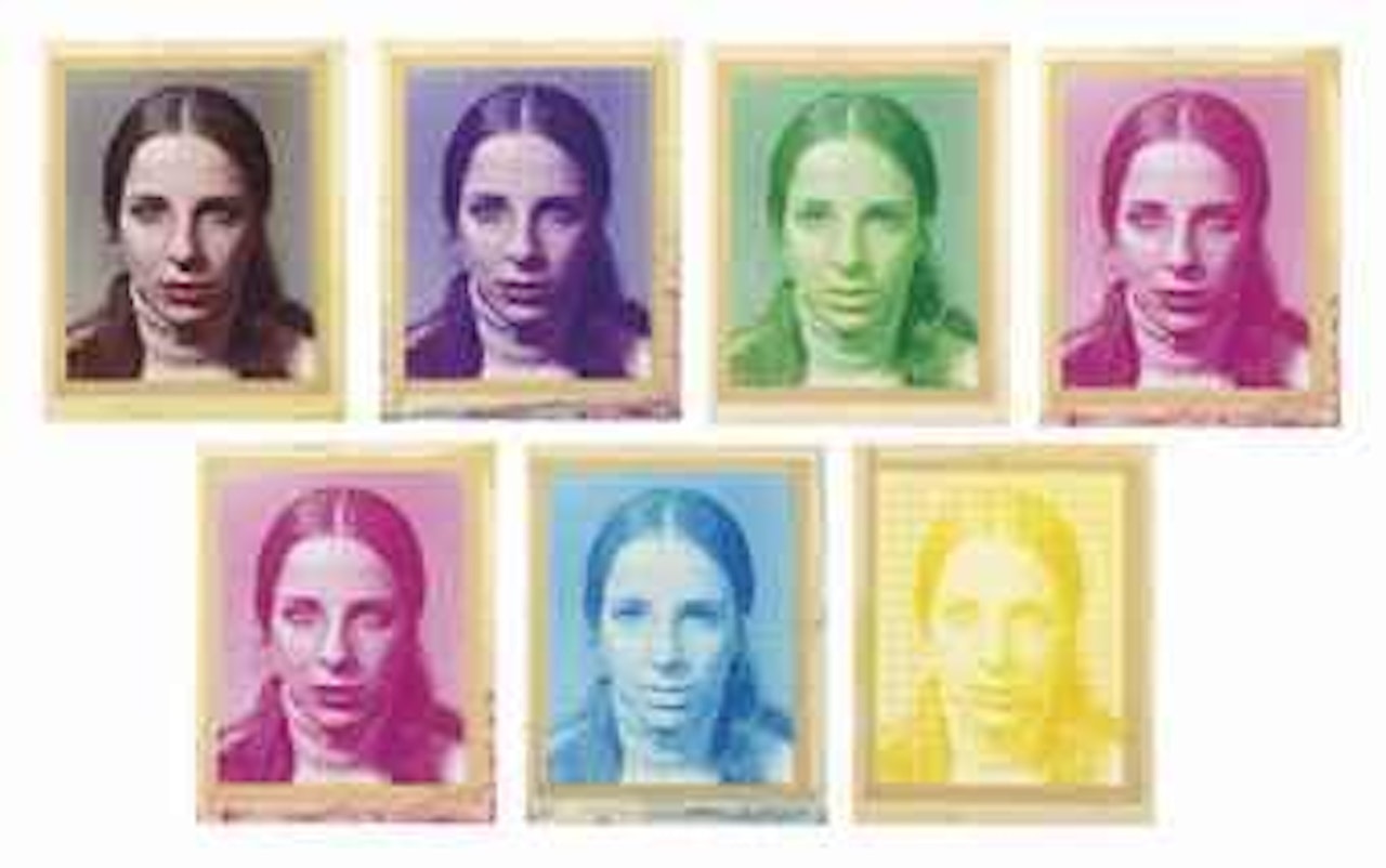 Leslie (Seven Color States) by Chuck Close