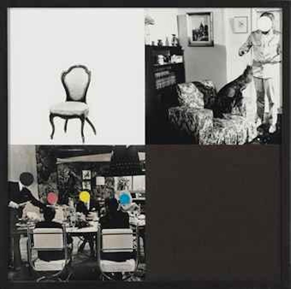 Eating and Sitting (with Seal and Void) by John Baldessari