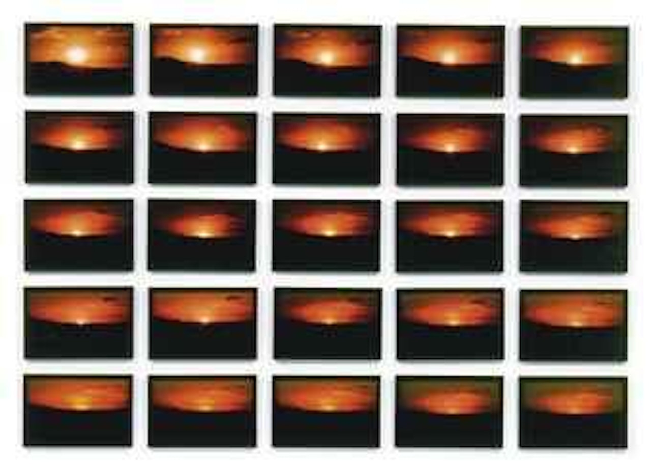 The sunset series by Olafur Eliasson
