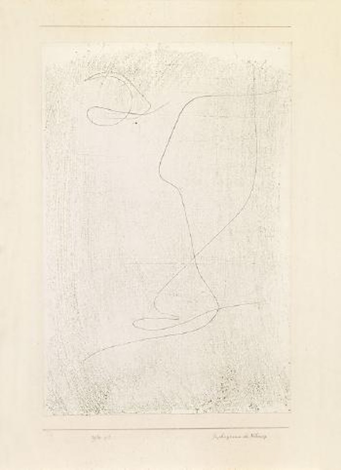 Psychogramm der Näherung by Paul Klee