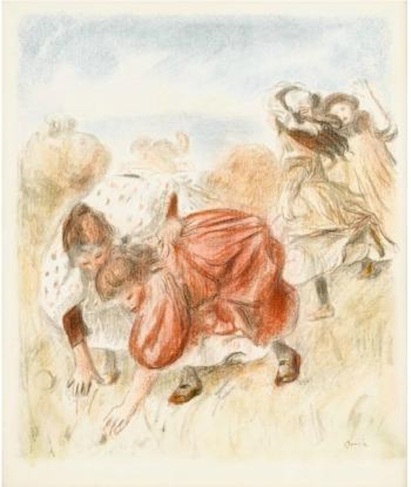 Enfants jouant à la balle by Pierre-Auguste Renoir