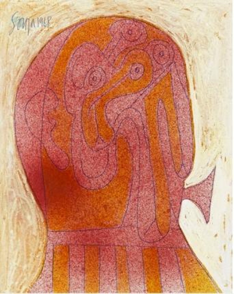 Untitled (portrait) by Francis Newton Souza