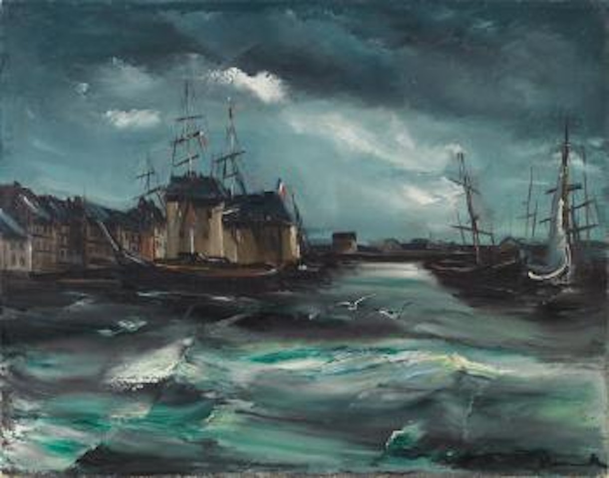 Le Port de Honfleur by Maurice de Vlaminck