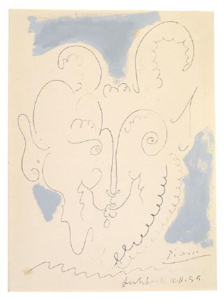 Tête de faune séducteur by Pablo Picasso