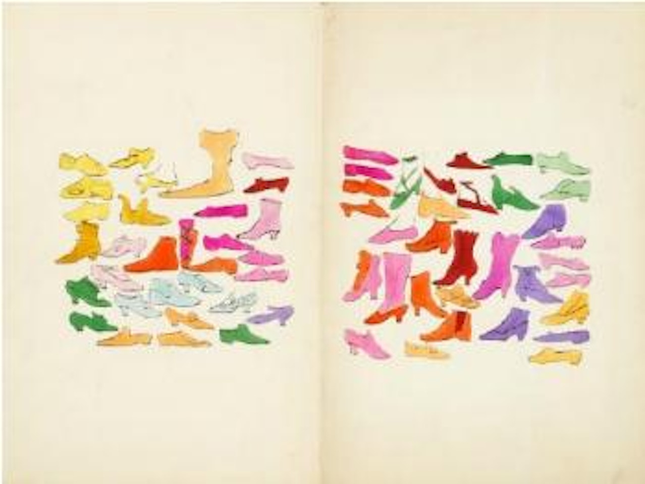 A la recherche du shoe perdu (cover) by Andy Warhol