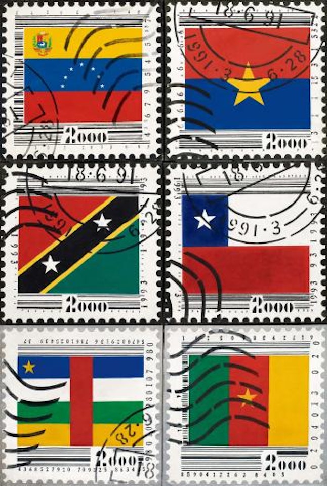 Stamp collection by Ren Jian