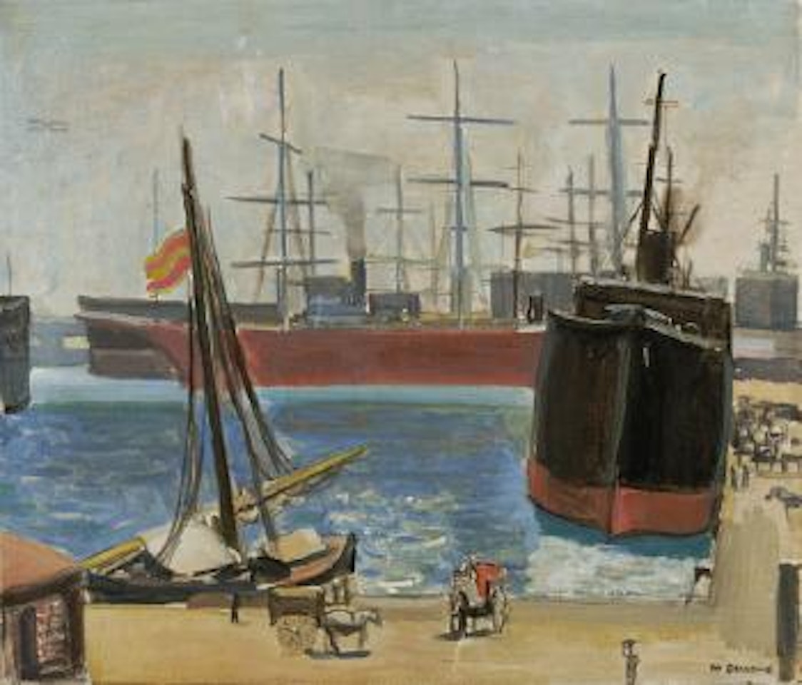 Le Port de Barcelone by Maurice Barraud