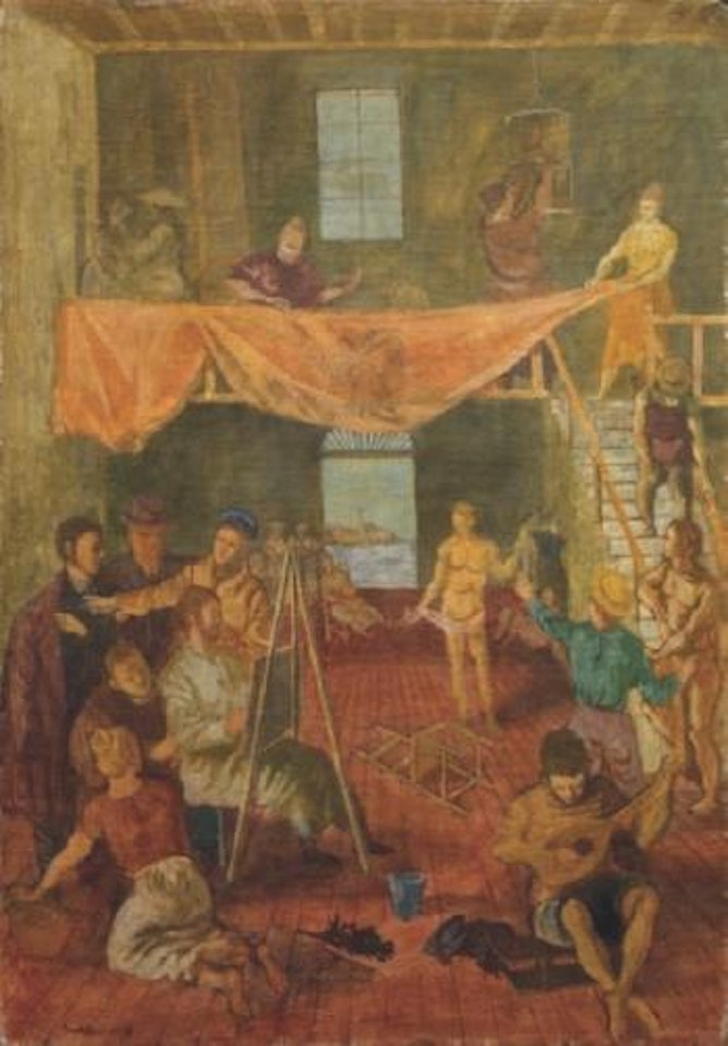 Lo studio by Franco Gentilini