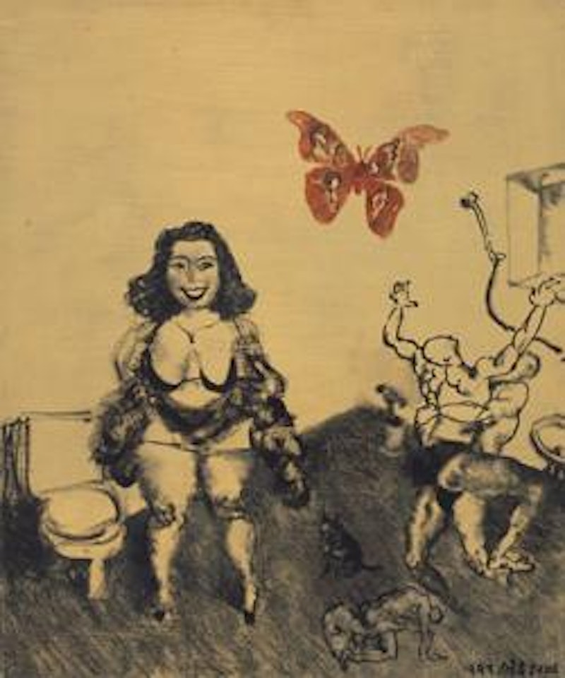 Butterfly by Zhou Chunya