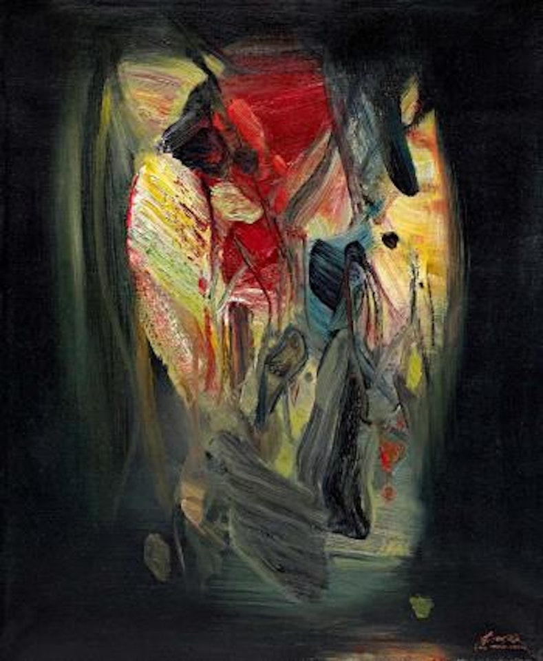 Composition no. 560 by Chu Teh-Chun