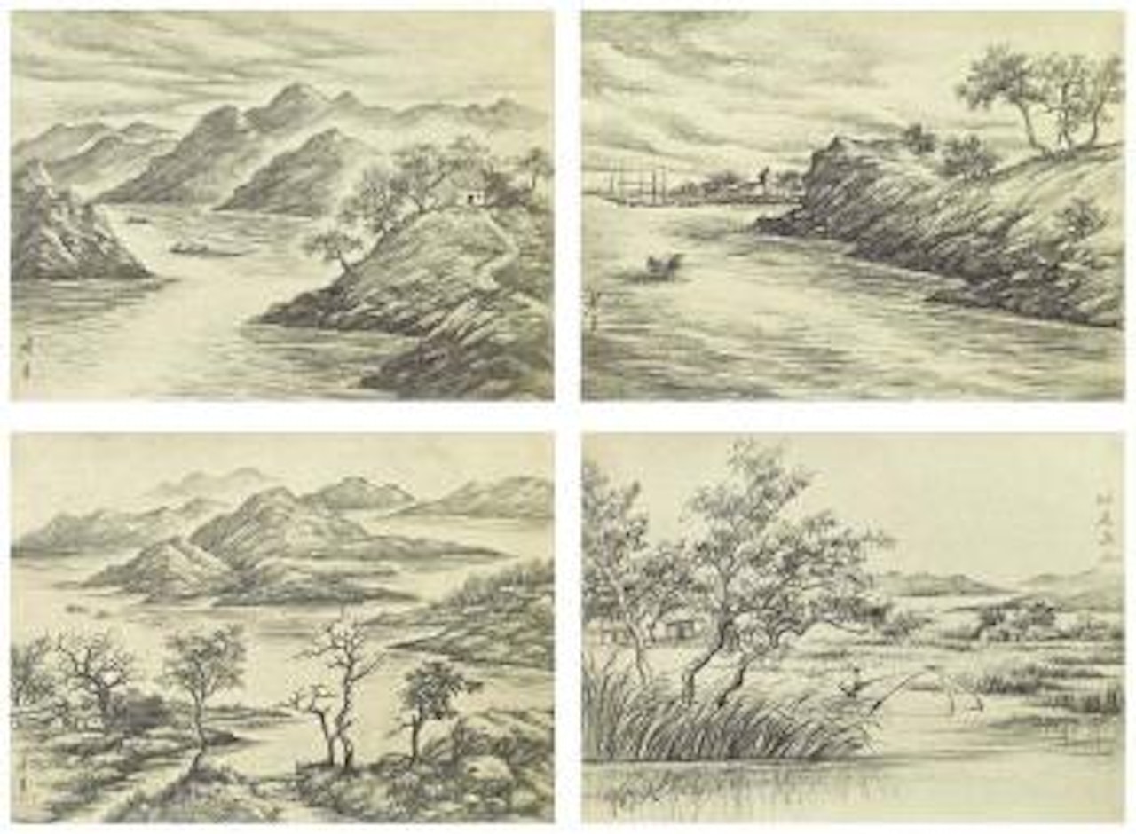Fishing in Dongting Lake by Lengyue Tao